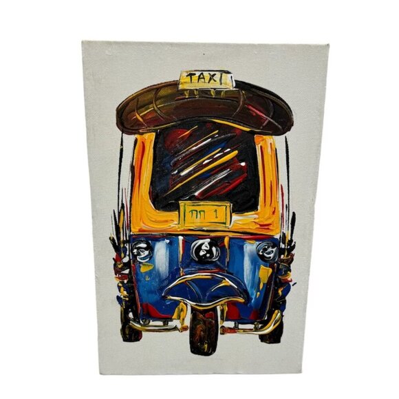 Taxi Picture Frame | 7"x11" VTG - Picture 2 of 4